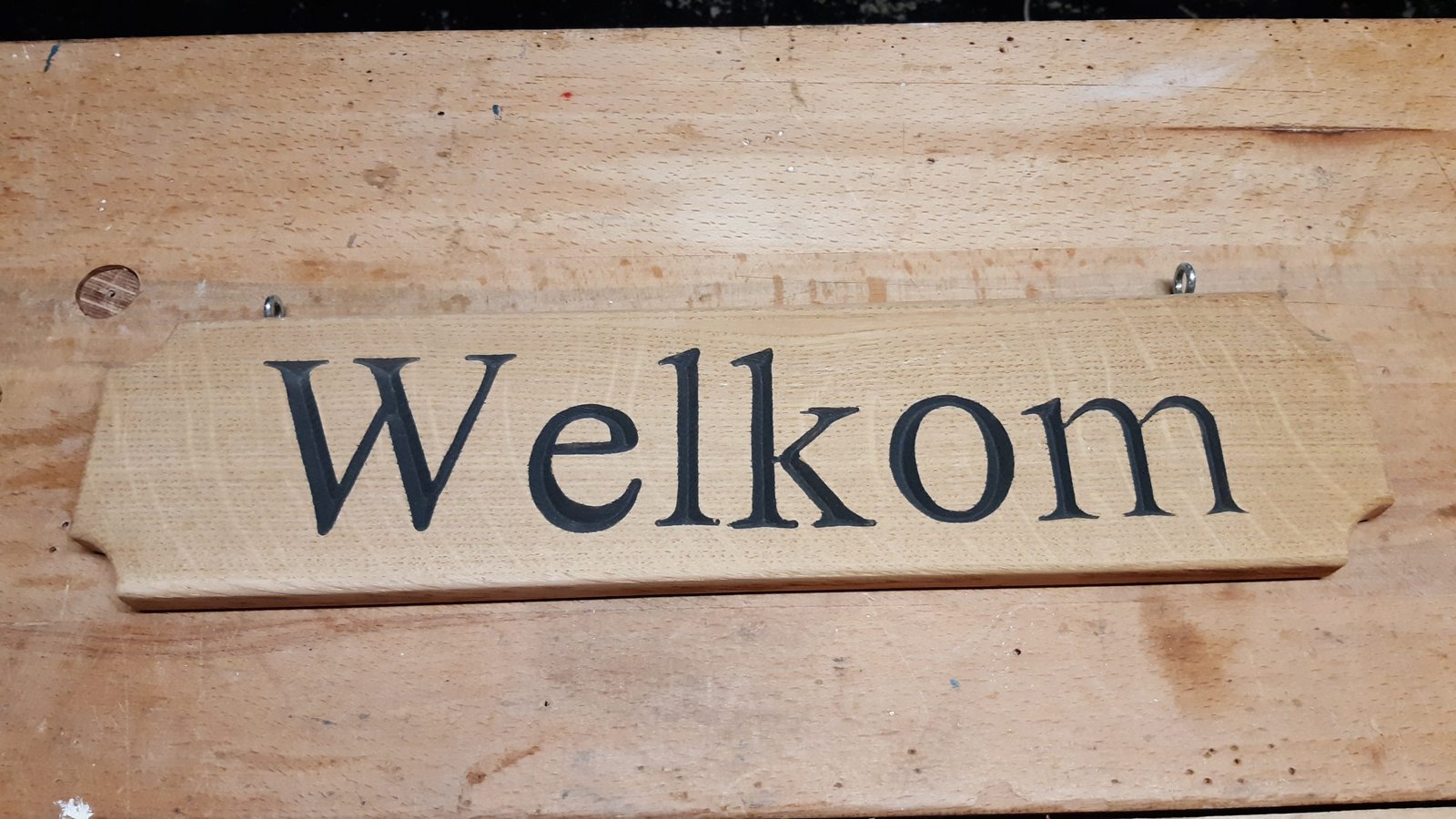 Welkom bordje